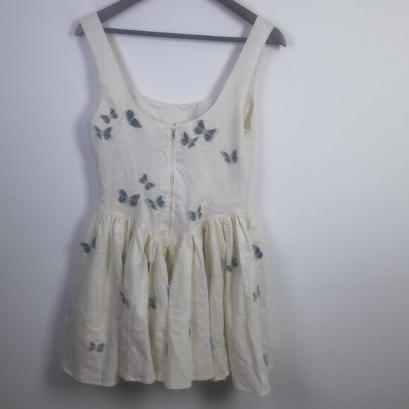 Agua by Agua Bendita Pluma Lymanopoda Mini Dress Embroidered - Picture 6 of 12